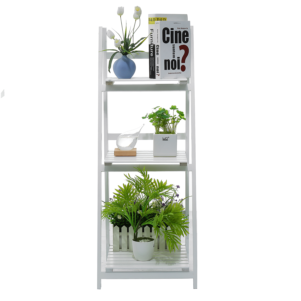 3-Tiers-Ladder-Storage-Shelf-Foldable-Plant-Flower-Pot-Display-Stand-Bookshelf-Storage-Rack-Home-Off-1759121-5