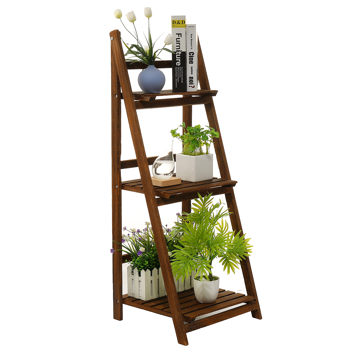 3-Tiers-Ladder-Storage-Shelf-Foldable-Plant-Flower-Pot-Display-Stand-Bookshelf-Storage-Rack-Home-Off-1759121-6