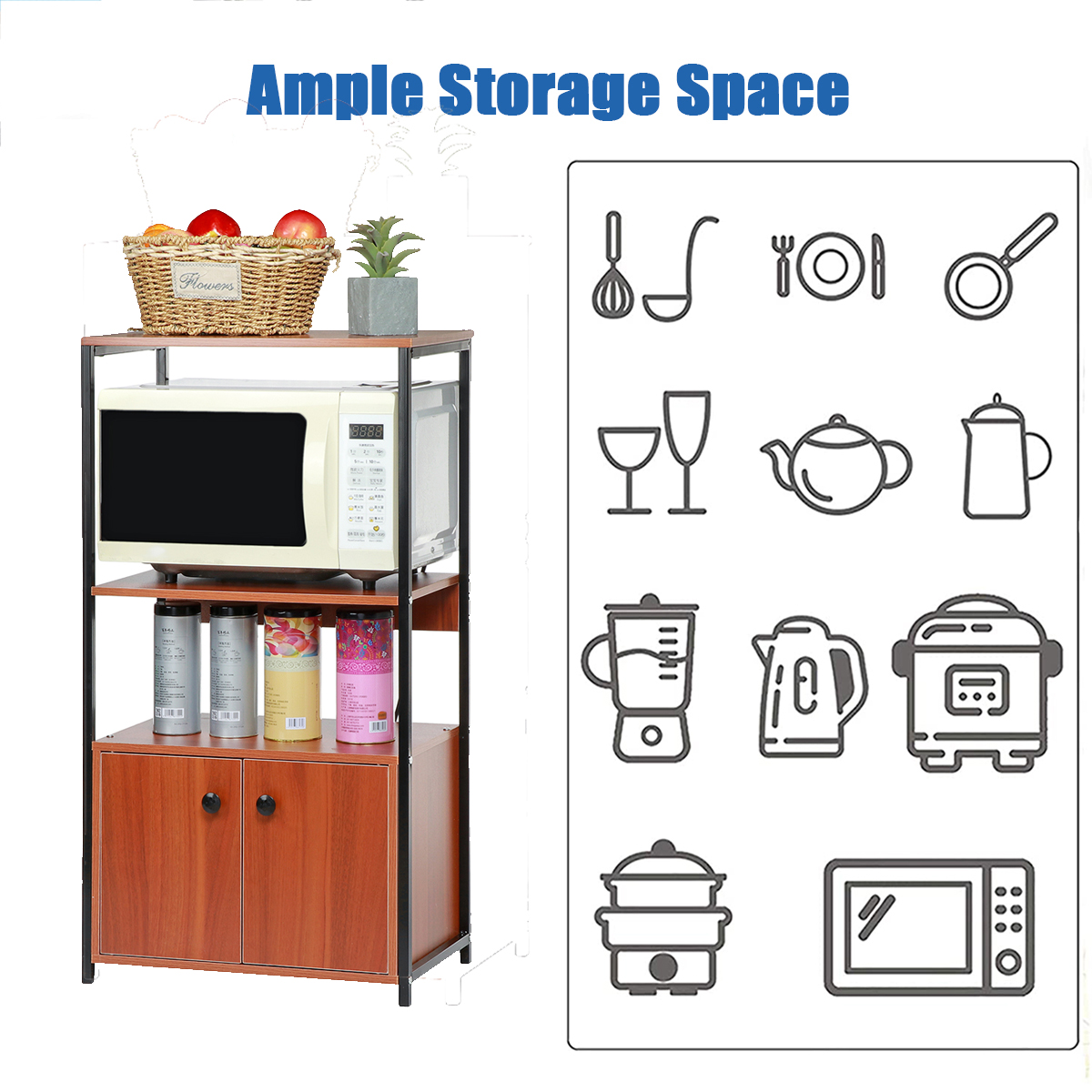 3-Tiers-Microwave-Oven-Rack-Kitchen-Storage-Shelf-Cupboard-Rack-Storage-Cabinet-Desktop-Space-Saving-1792506-3