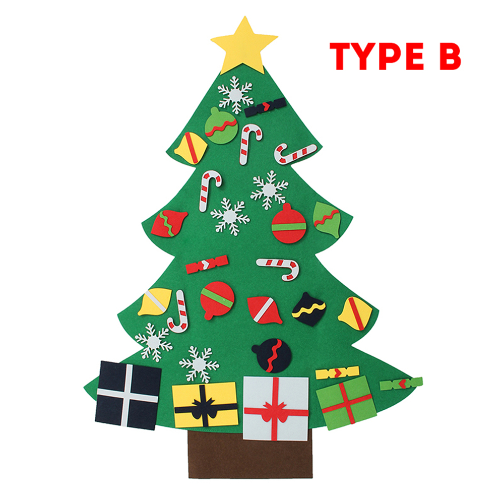 3-Types-DIY-Felt-Christmas-Tree-with-Ornaments-Xmas-Gift-Wall-Hanging-Decoration-Handmade-Home-Decor-1747082-9