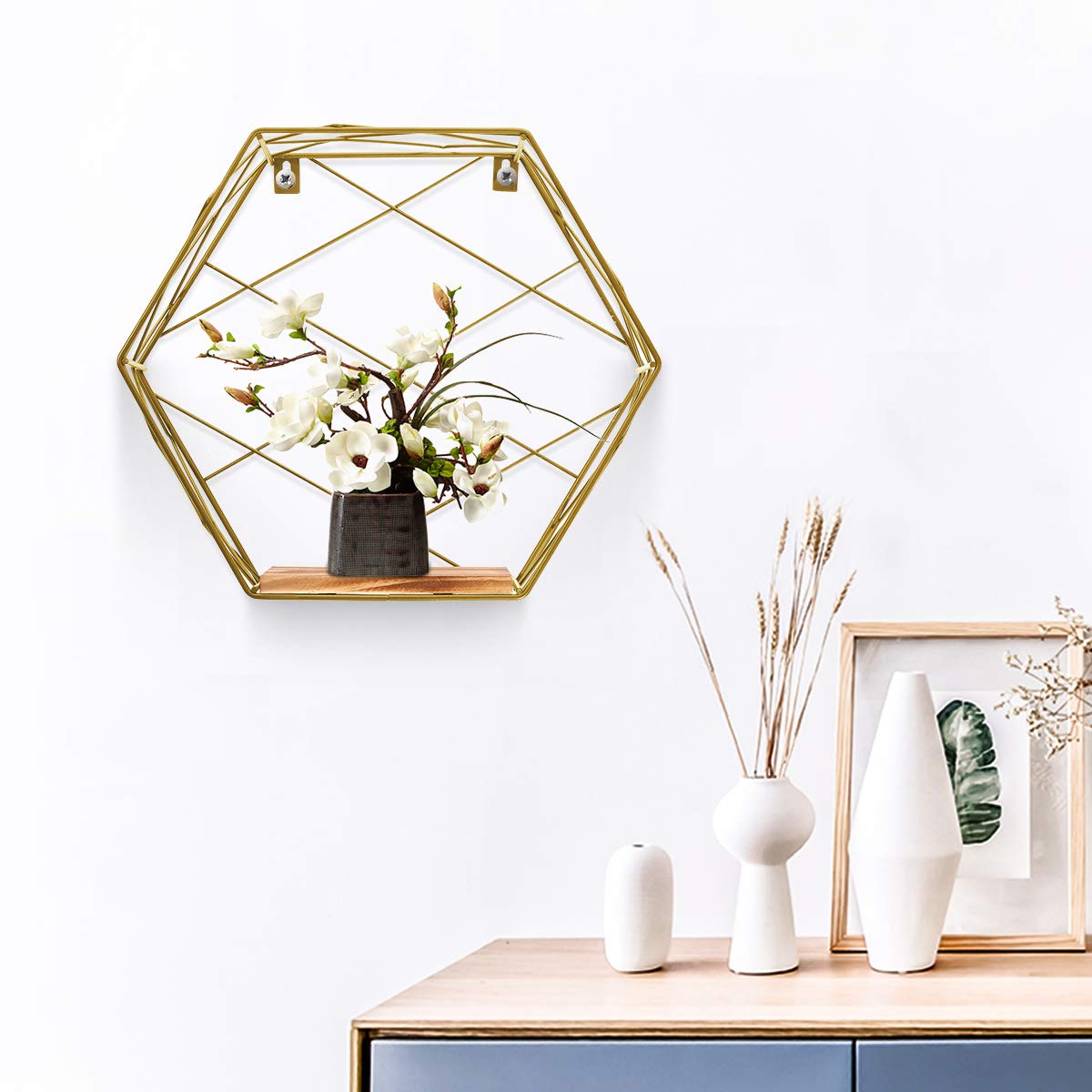3Pcsset-Hexagonal-Wall-Mounted-Shelves-Floating-Wall-Storage-Rack-Holder-Organizer-Display-Stand-Hom-1792546-6