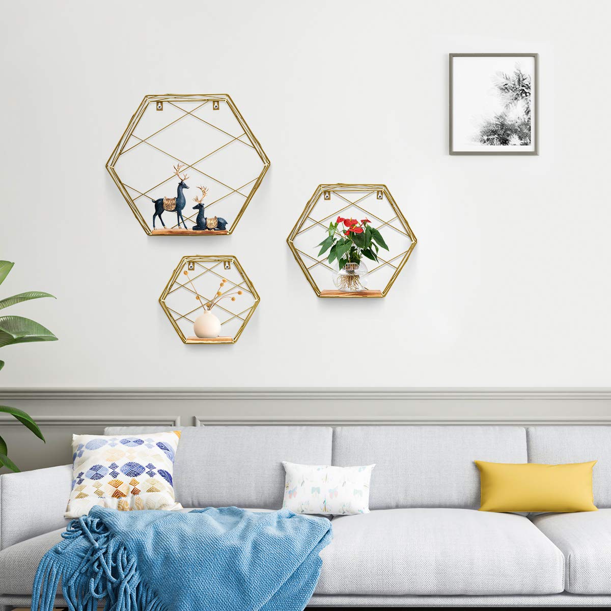 3Pcsset-Hexagonal-Wall-Mounted-Shelves-Floating-Wall-Storage-Rack-Holder-Organizer-Display-Stand-Hom-1792546-7