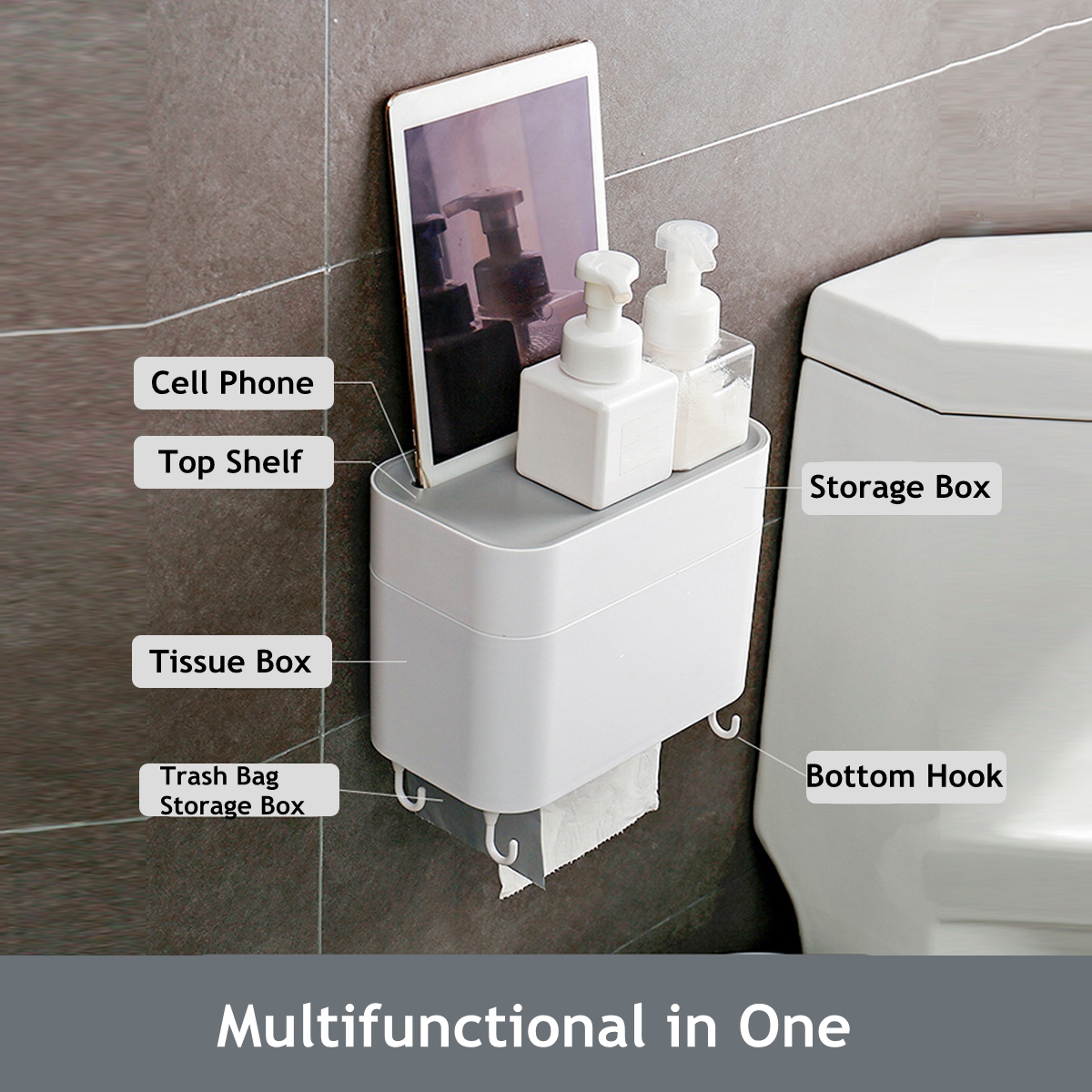 4-Hooks-Toilet-Tissue-Box-Paper-Napkin-Holder-Case-Punch-Free-Wall-Mounted-1796869-5