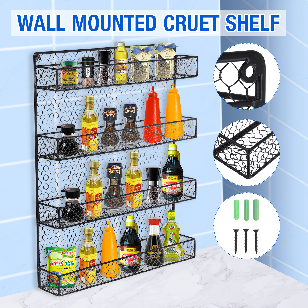 4-Layers-Wall-Mounted-Spice-Can-Holder-Kitchen-Door-Iron-Storage-Rack-Cabinet-Hanging-Organizer-Home-1763977-1