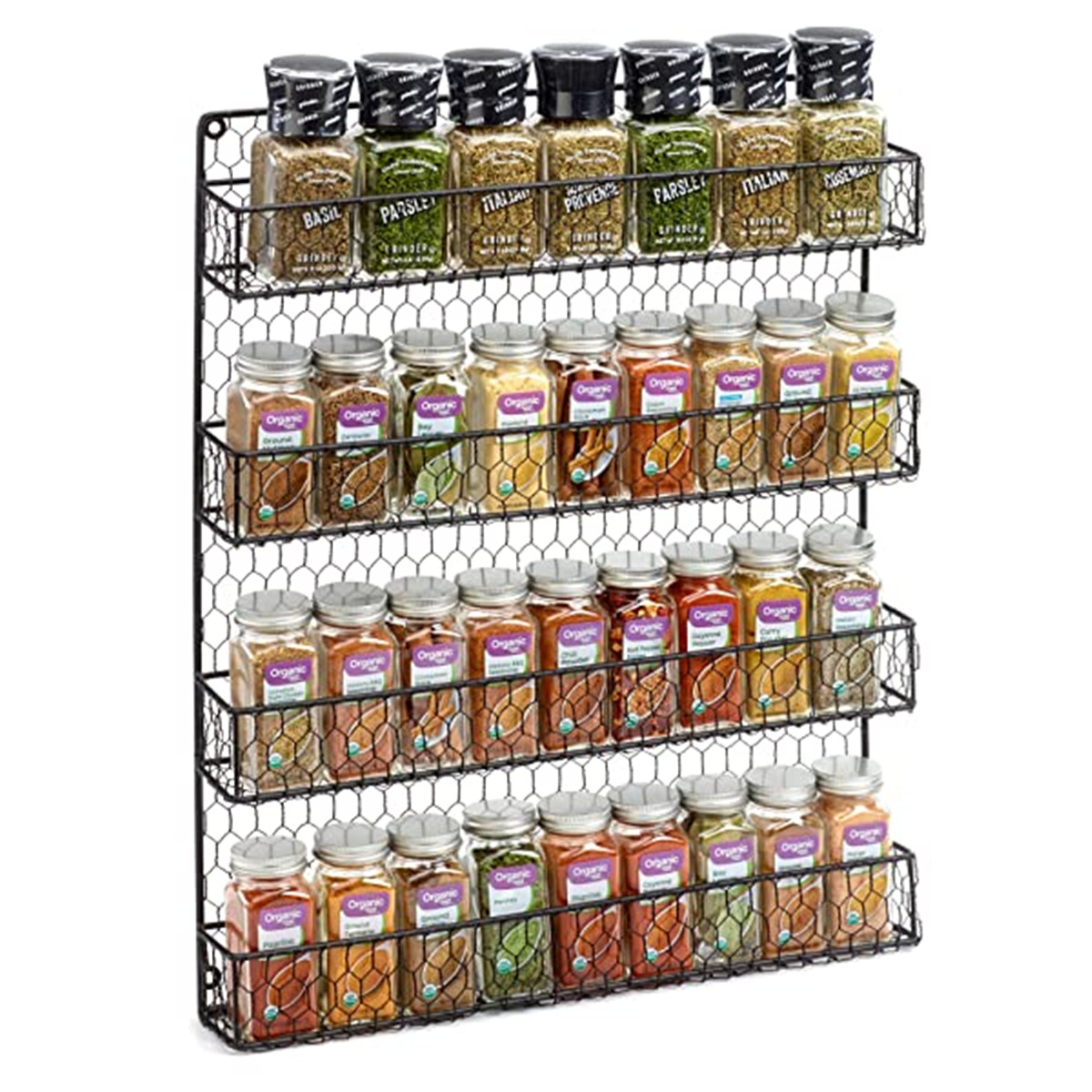 4-Layers-Wall-Mounted-Spice-Can-Holder-Kitchen-Door-Iron-Storage-Rack-Cabinet-Hanging-Organizer-Home-1763977-13
