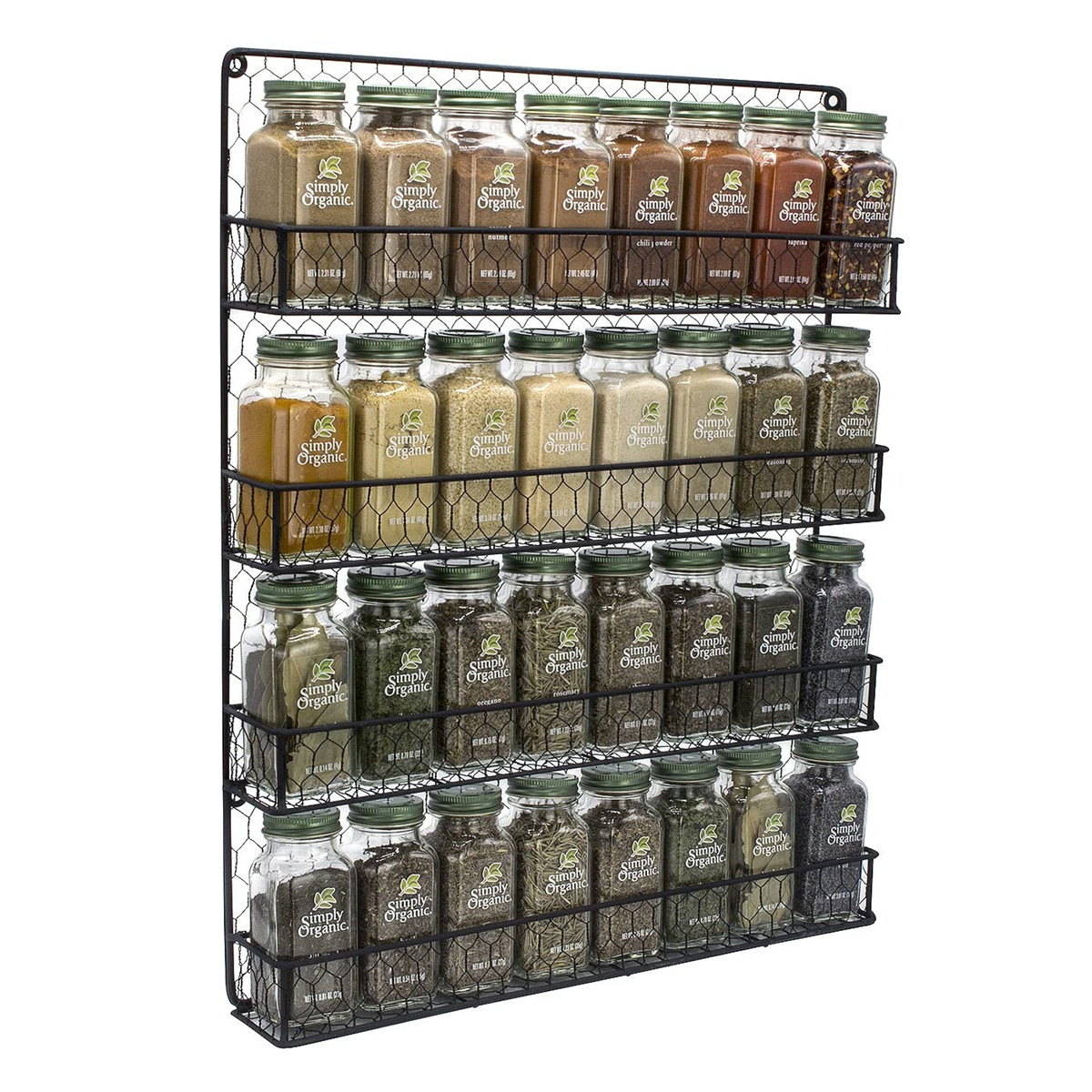 4-Layers-Wall-Mounted-Spice-Can-Holder-Kitchen-Door-Iron-Storage-Rack-Cabinet-Hanging-Organizer-Home-1763977-14