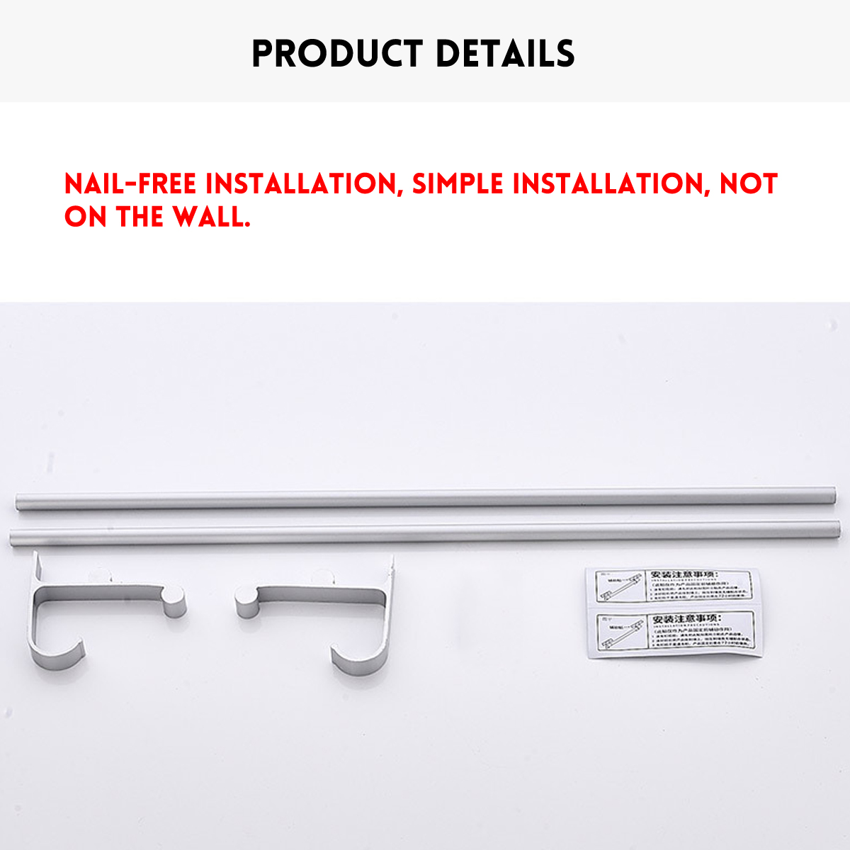 405060cm-Double-Bar-Towel-Rack-Shelf-Bathroom-Wall-Mounted-Shower-Towel-Holder-Aluminum-Hanger-1787932-3