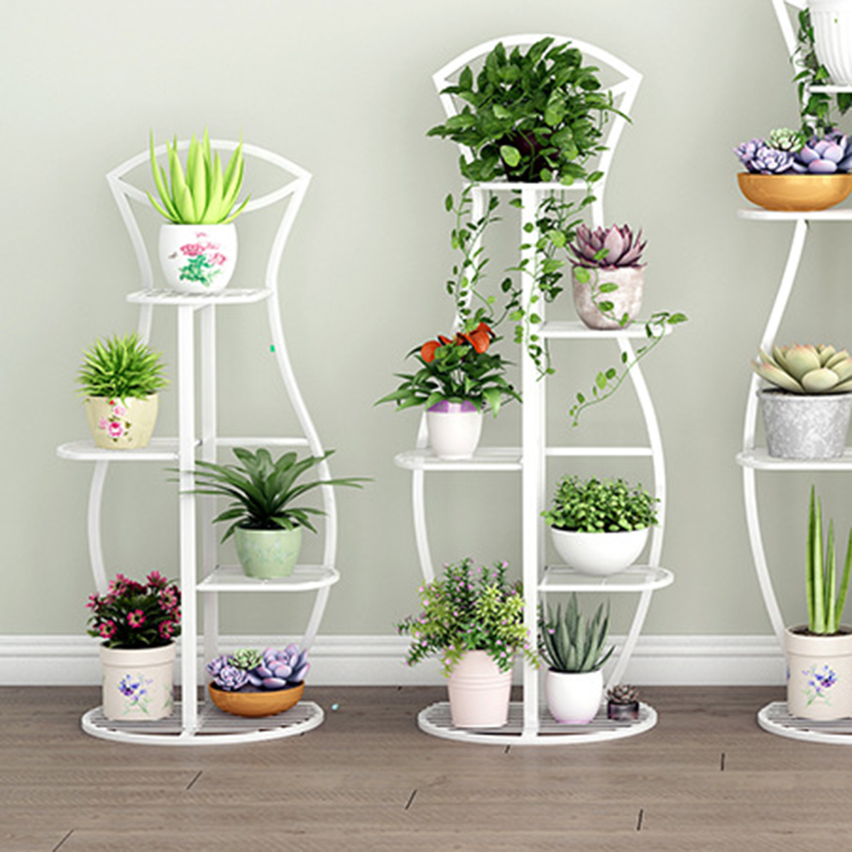 45-Tiers-Iron-Plant-Stand-Flower-Pot-Rack-Metal-Garden-Storage-Shelf-Book-File-Display-Rack-Bookshel-1775692-11