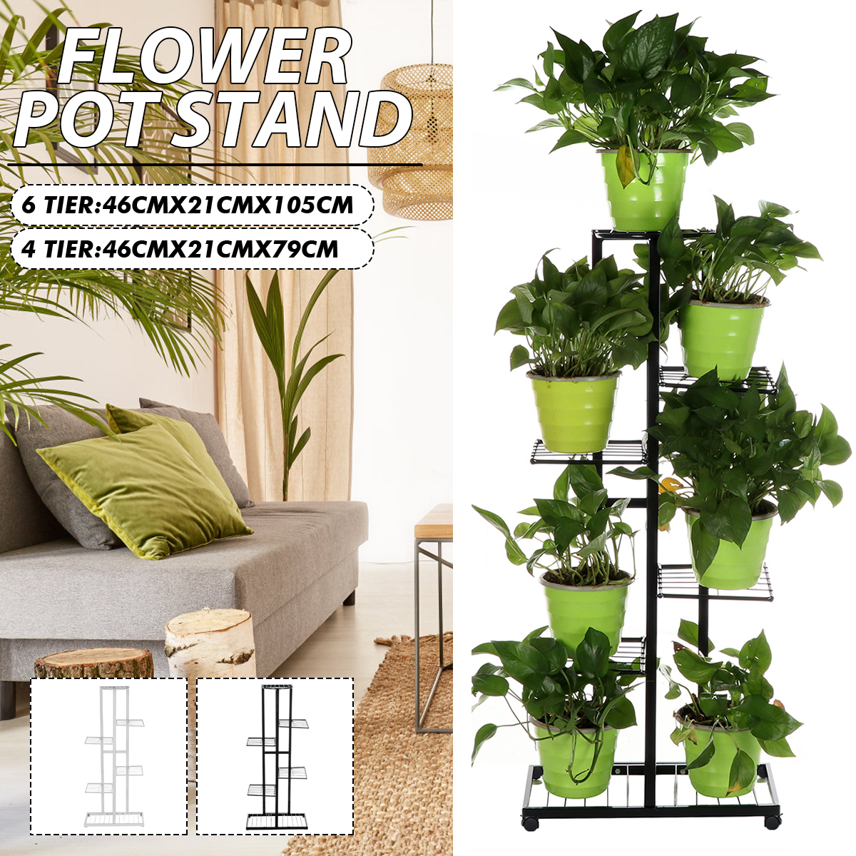 46-Tier-Metal-Plant-Stand--Flower-Pot-Holder-With-Wheel-Garden-Home-Office-Livingroom-Indoor-Outdoor-1829952-1