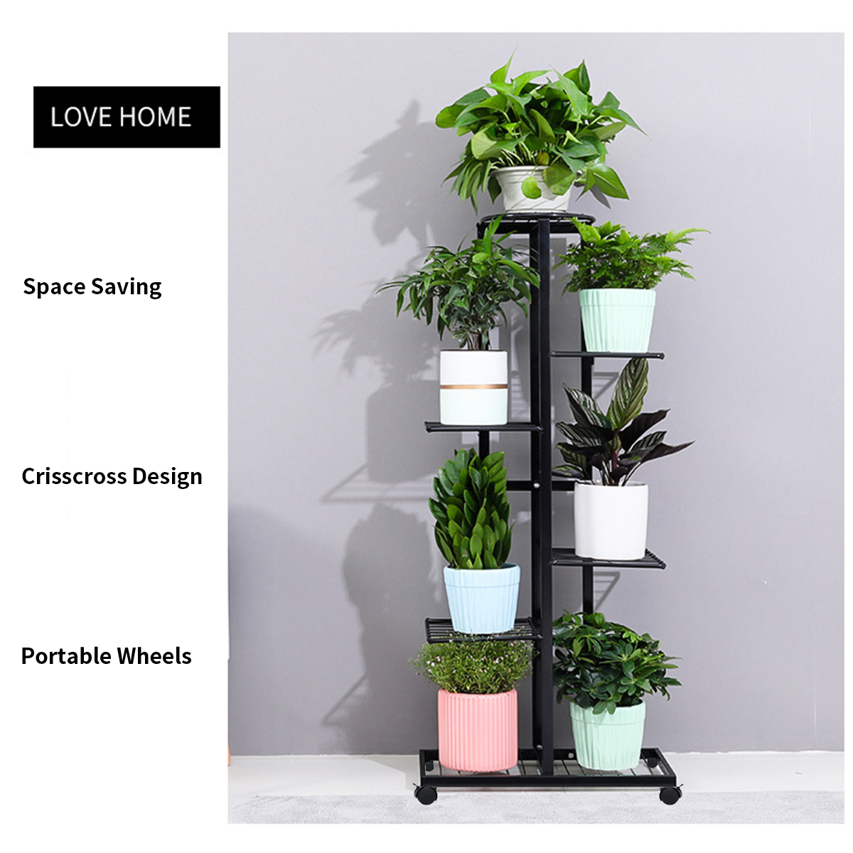 46-Tier-Metal-Plant-Stand--Flower-Pot-Holder-With-Wheel-Garden-Home-Office-Livingroom-Indoor-Outdoor-1829952-2