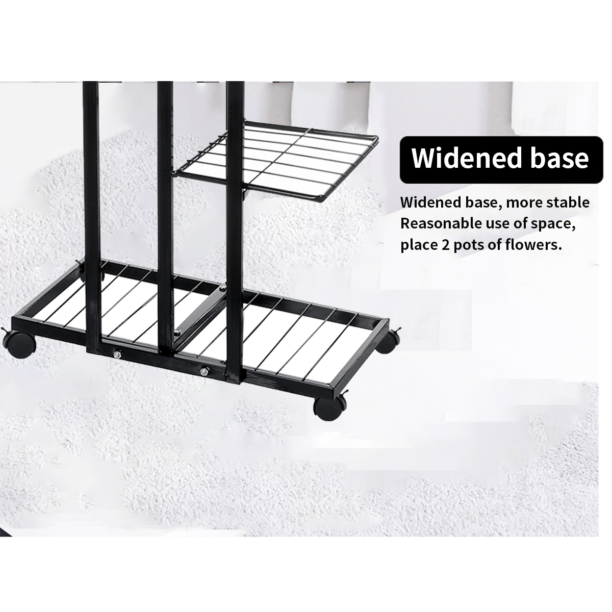 46-Tier-Metal-Plant-Stand--Flower-Pot-Holder-With-Wheel-Garden-Home-Office-Livingroom-Indoor-Outdoor-1829952-4