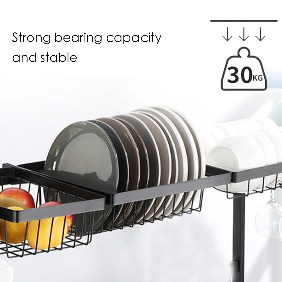 6585cm-Dish-Drain-Rack-Kitchen-Sink-Dish-Drying-Shelf-Tableware-Cup-Bowl-Storage-Tray-Holder-Organiz-1790936-3
