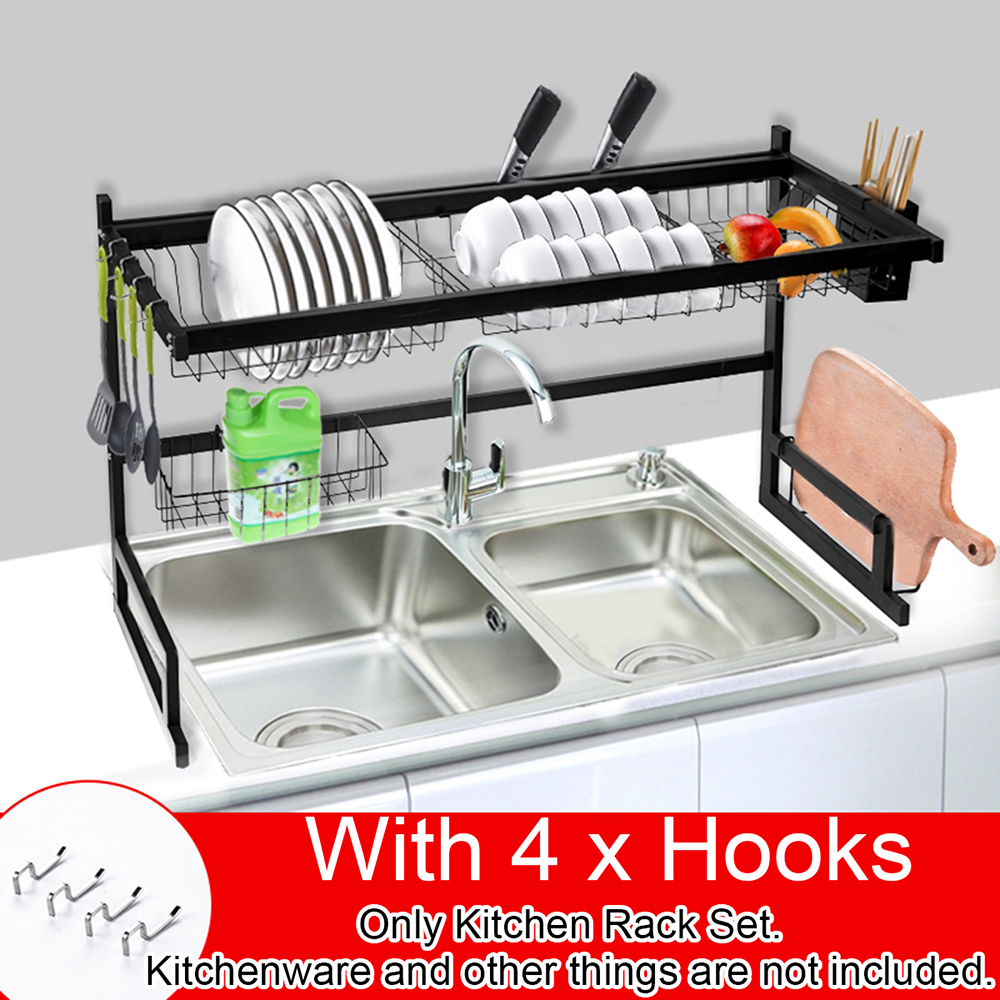 65cm85cm-Stainless-Steel-Over-Sink-Dish-Drying-Rack-Storage-Multifunctional-Arrangement-for-Kitchen--1775913-3