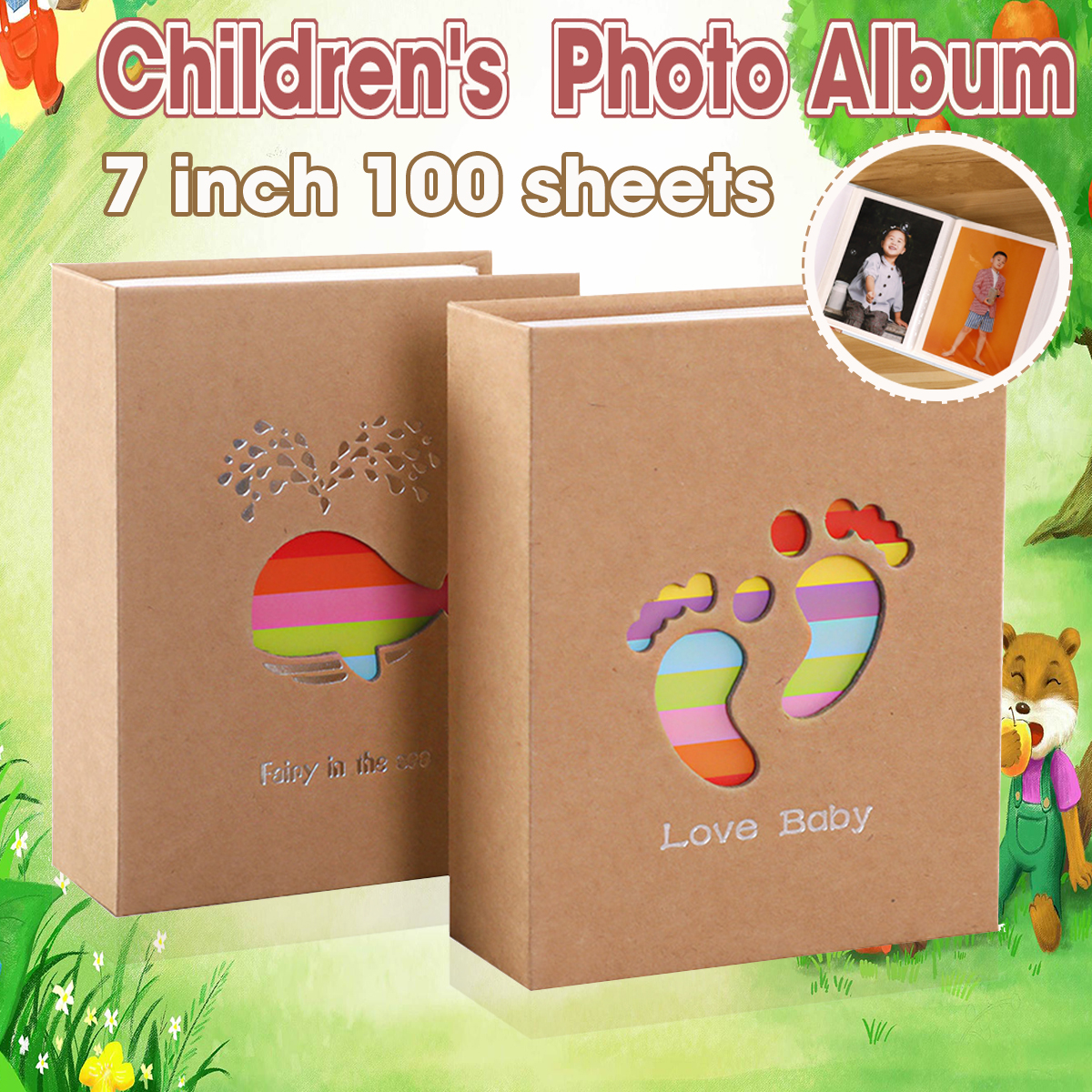 7-Inch-Baby-Photo-Album-100-Sheets-Kraft-Paper-Insert-Page-Album-Kids-DIY-Anniversary-Memory-Album-B-1752253-1