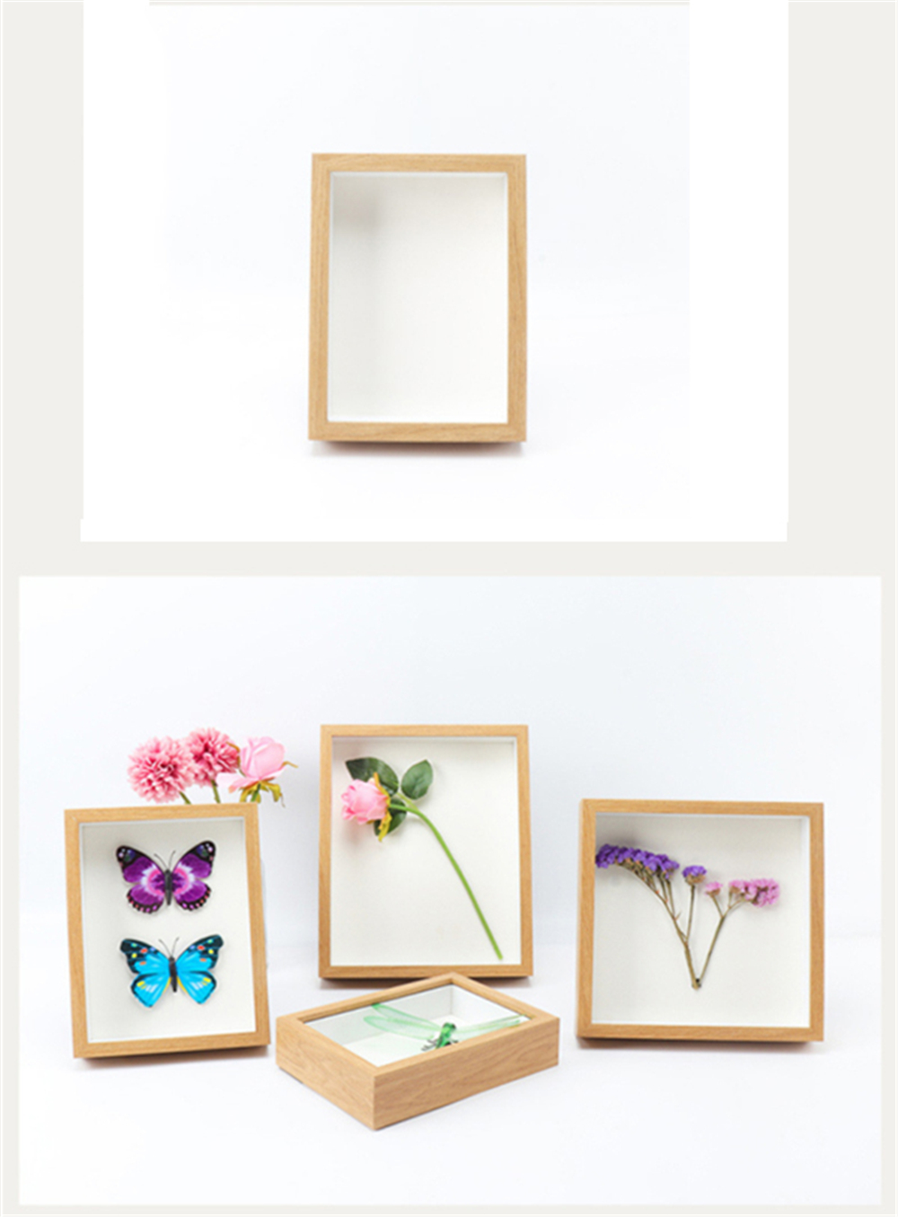 A46810-inch-3D-Hollow-Photo-Frame-Wood-Butterfly-Dragonfly-Dry-Flower-Frame-Home-Office-Desktop-Orna-1795357-11