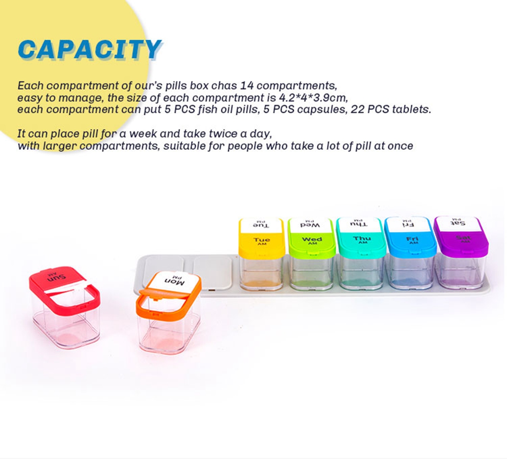 AIMO-14-Cells-Weekly-Pill-Organizer-Open-Left-and-Right-Friendly-Travel-7-Day-Pill-Box-Case-2-Times--1804979-3