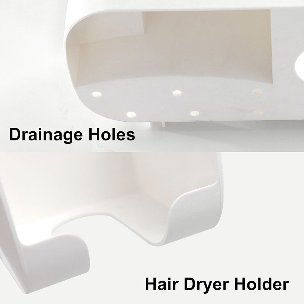 Adhesive-Hair-Dryer-Rack-Holder-Wall-Mounted-Storage-Rack-No-Drilling-Bathroom-Multi-function-Plasti-1797842-5