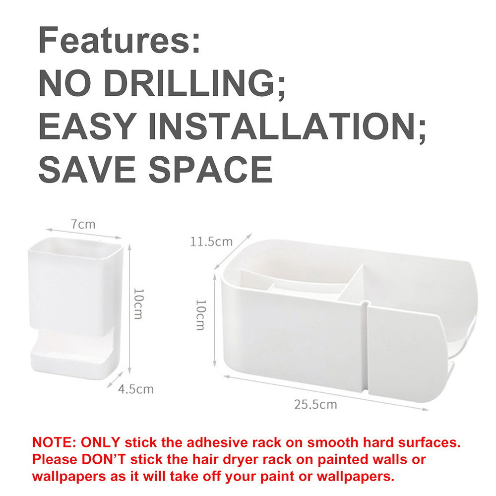 Adhesive-Hair-Dryer-Rack-Holder-Wall-Mounted-Storage-Rack-No-Drilling-Bathroom-Multi-function-Plasti-1797842-7