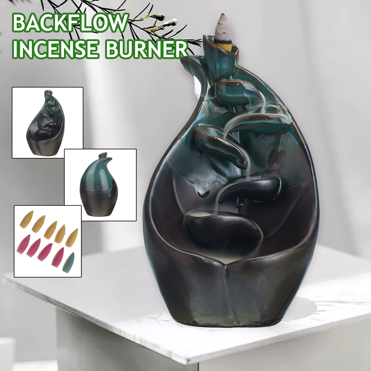Ceramic-Backflow-Incense-Burner-Holder-Handmade-Black-Incense-Censer-Home-Furniture-Decor-with-10pcs-1763032-2
