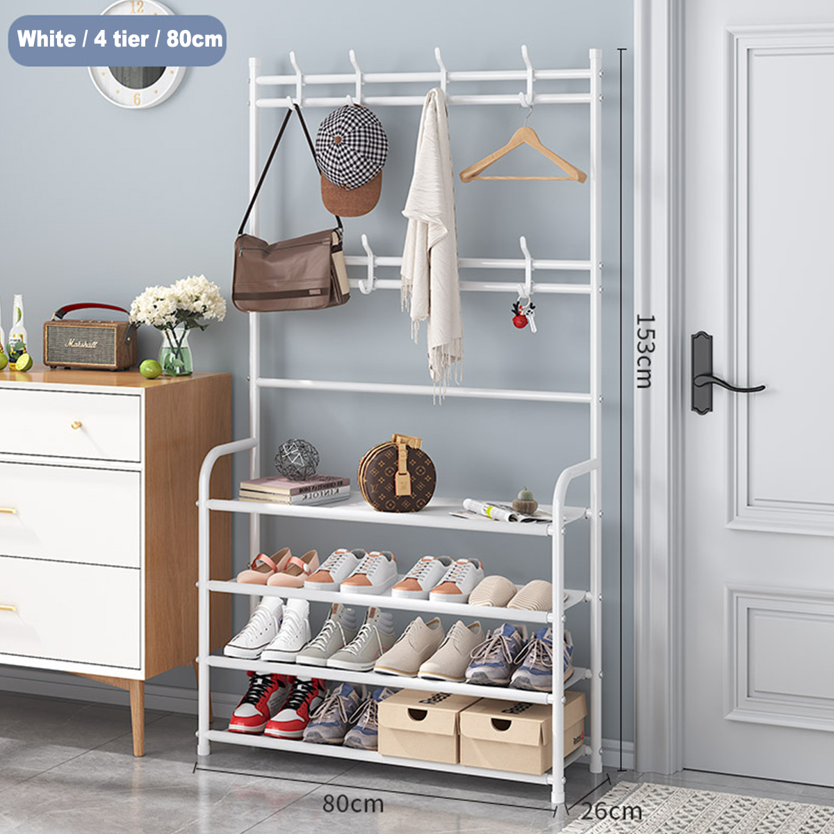 Clothes-Storage-Rack-Floor-Clothes-Rack-Shoes-Rack-Combination-For-Entryway-Livingroom-Restroom-Deco-1841513-9