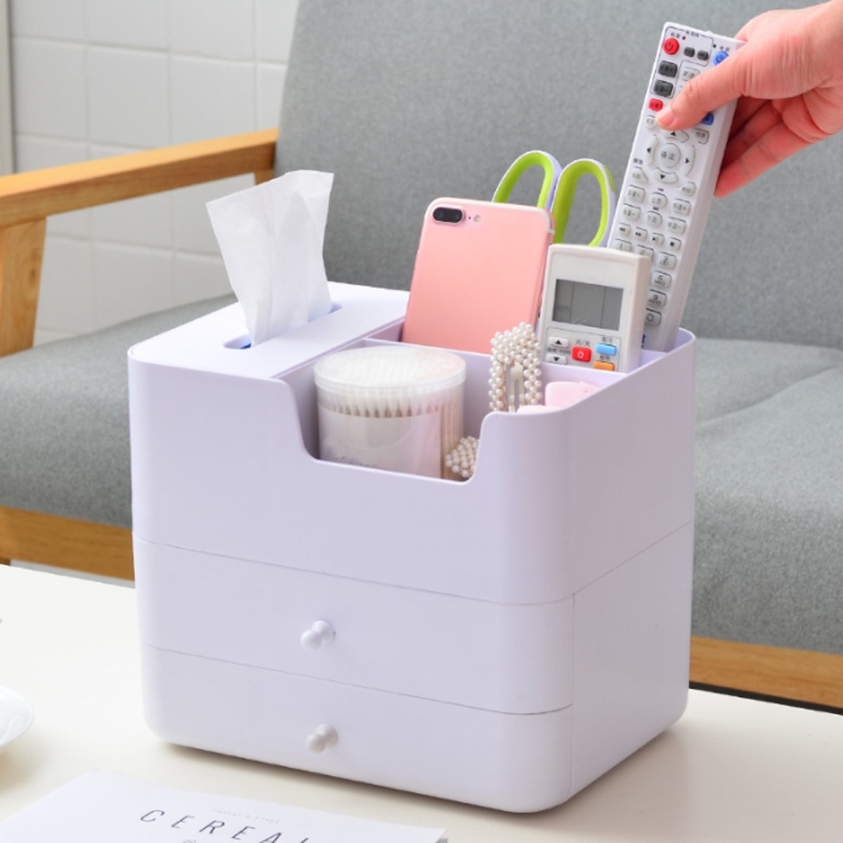 Cosmetics-Storage-Box-Tissue-Box-Plastic-Desktop-Makeup-Organizer-Drawer-Sundries-Container-Nail-Pol-1782001-5