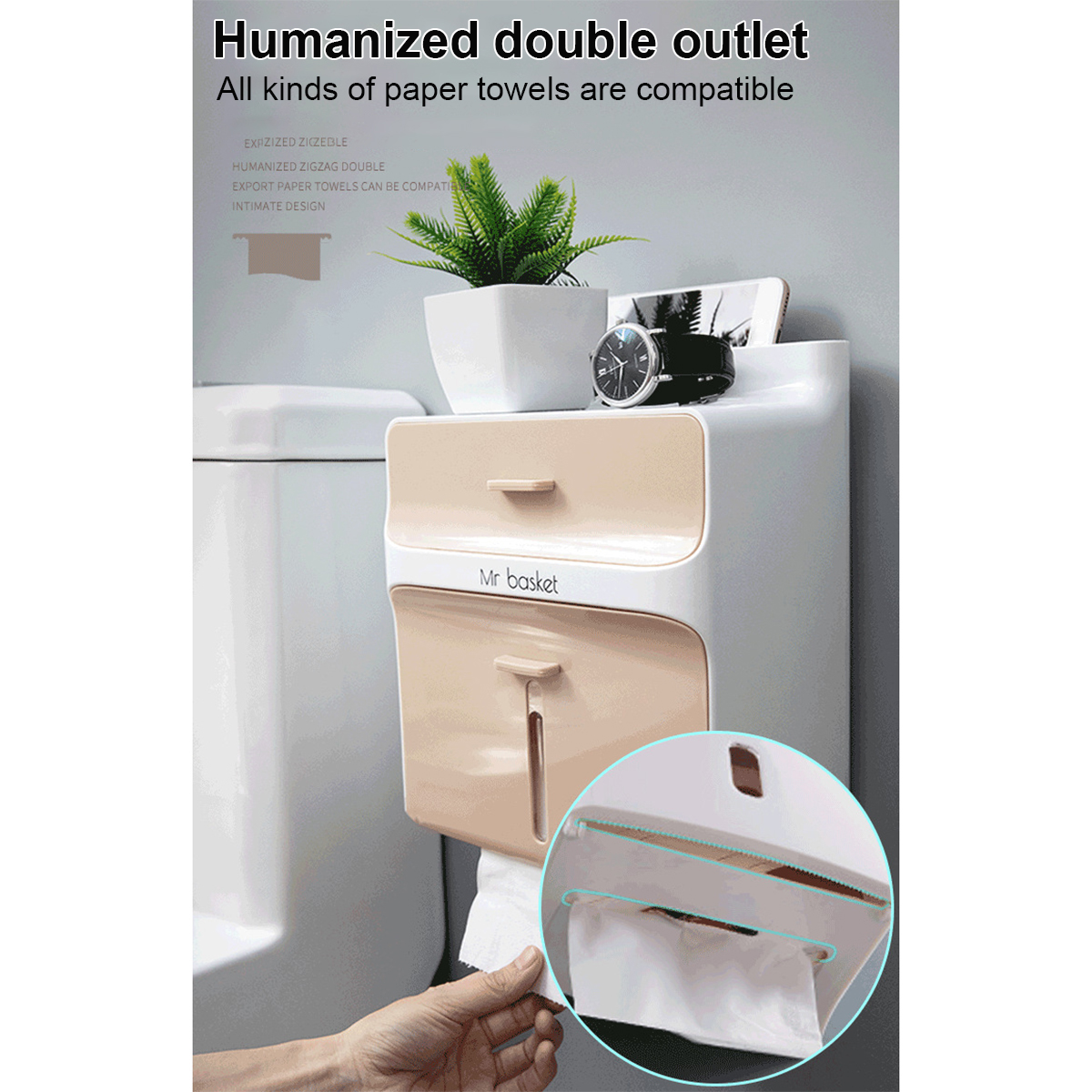 Double-Layers-Drawer-Tissue-Box-No-punching-and-Waterproof-Bathroom-Storage-Organizer-Household-Offi-1791199-5