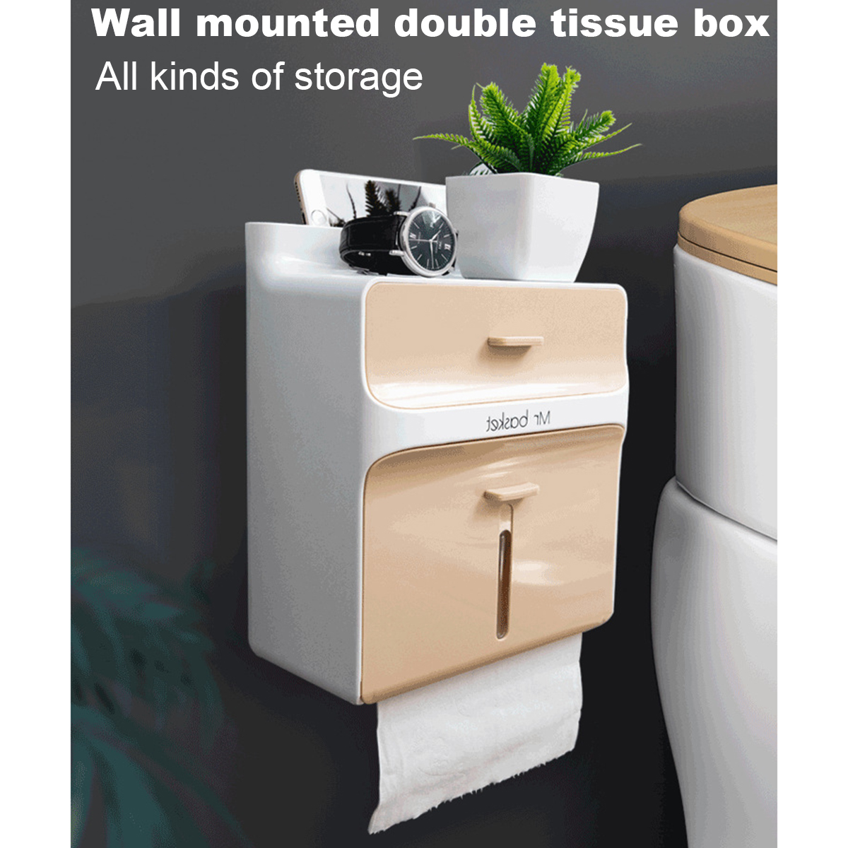 Double-Layers-Drawer-Tissue-Box-No-punching-and-Waterproof-Bathroom-Storage-Organizer-Household-Offi-1791199-7