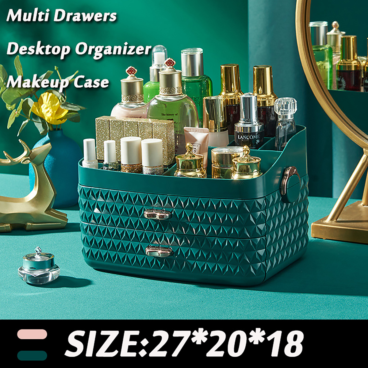 Dustproof-Cosmetic-Storage-Box-with-Drawer-Large-Capacity-Desktop-Furnishings-Organizer-Home-Desk-Su-1777438-1