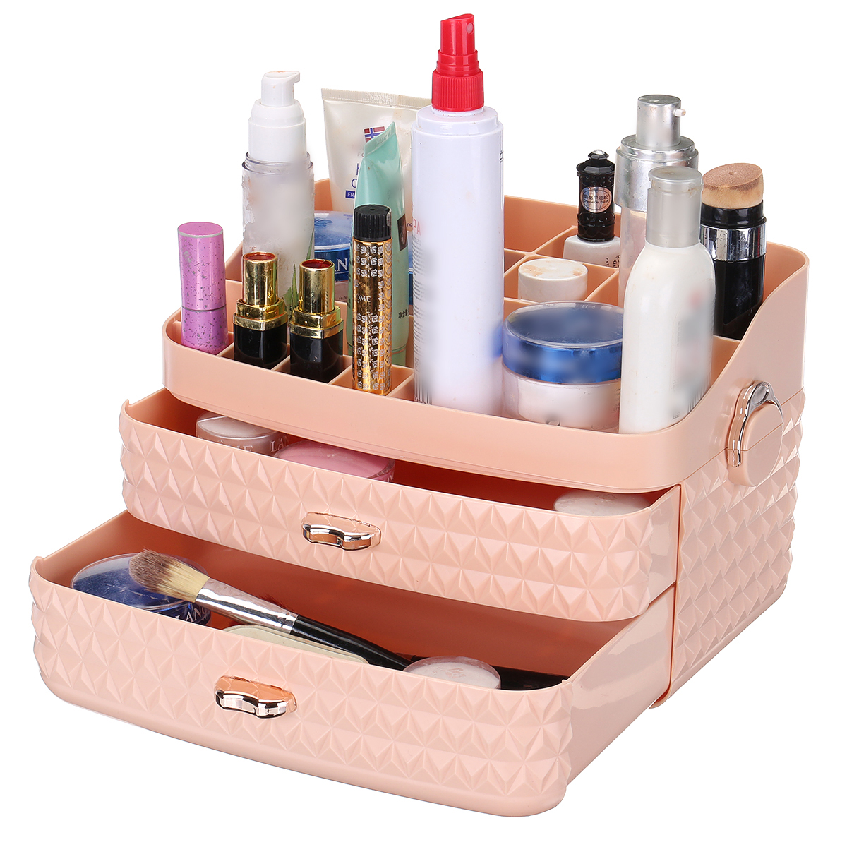 Dustproof-Cosmetic-Storage-Box-with-Drawer-Large-Capacity-Desktop-Furnishings-Organizer-Home-Desk-Su-1777438-29