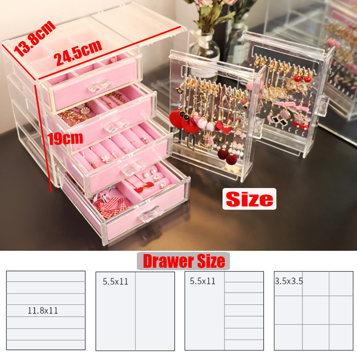 Dustproof-Transparent-Acrylic-Earrings-Jewelry-Storage-Box-Display-Stand-Rack-Tray-1688842-3
