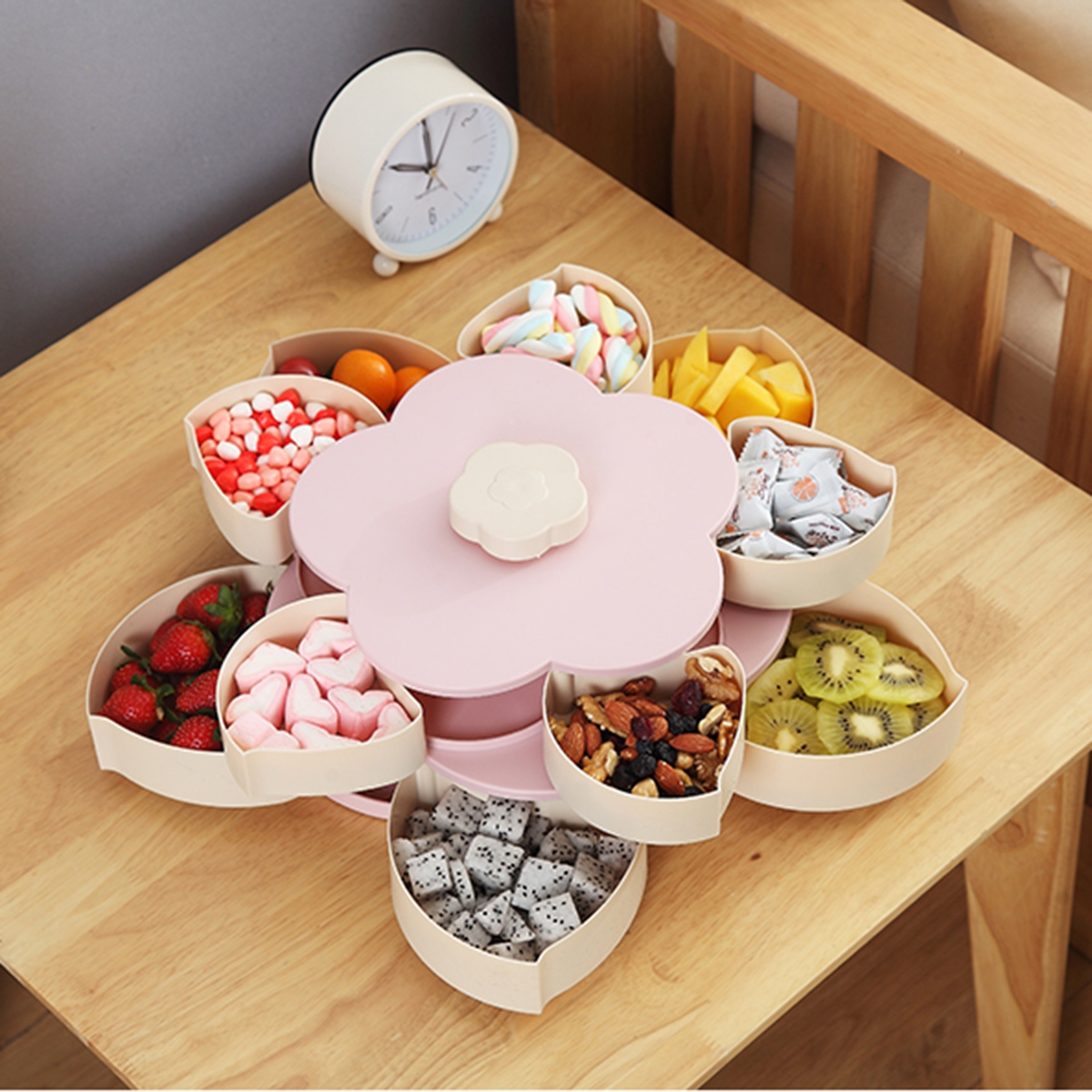Flower-Rotating-Candy-Box-12-Layers-Dried-Fruit-Plate-Wedding-Snack-Serving-Tray-Desktop-Organizer-1576038-8