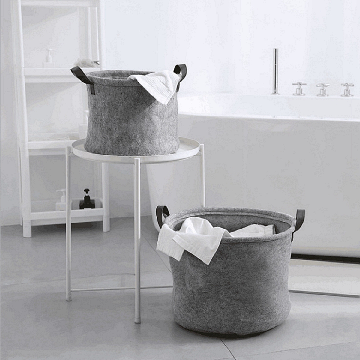 Foldable-Felt-Storage-Laundry-Hamper-Clothes-Basket-Bin-Toy-Hamper-with-Handle-Felt-Storage-Basket-B-1841073-6