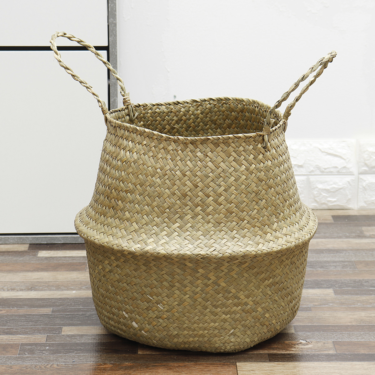 Folding-Seagrass-Storage-Basket-Home-Decorative-Rattan-Plant-Flower-Pot-Decor-Handmade-Woven-Wicker--1786658-5