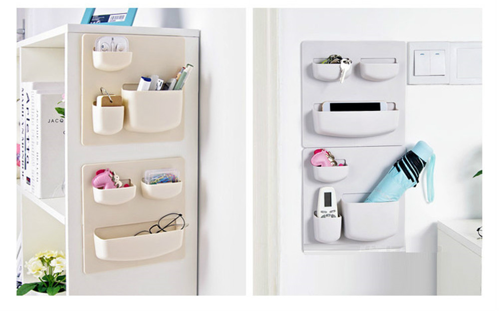 Home-Storage-Wall-Suction-Cup-Sticking-Type-Hole-Free-Plastic-Storage-Rack-Cosmetic-Toiletries-Stora-1724430-2