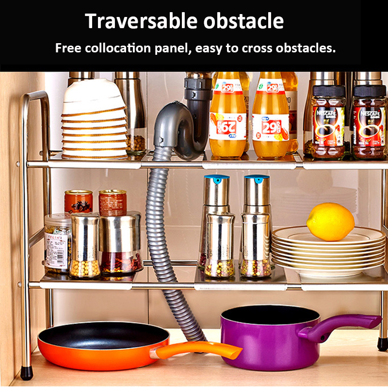 Kitchen-Storage-Rack-Under-Sink-Shelf-Books-Stand-Desktop-Space-Saving-Organizer-Holder-1801141-3