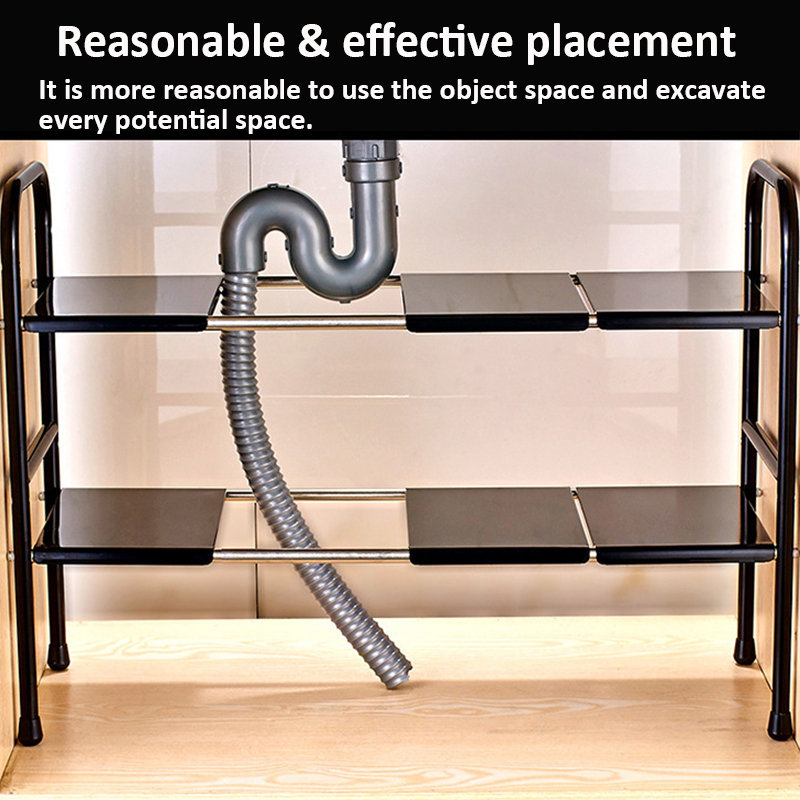 Kitchen-Storage-Rack-Under-Sink-Shelf-Books-Stand-Desktop-Space-Saving-Organizer-Holder-1801141-4