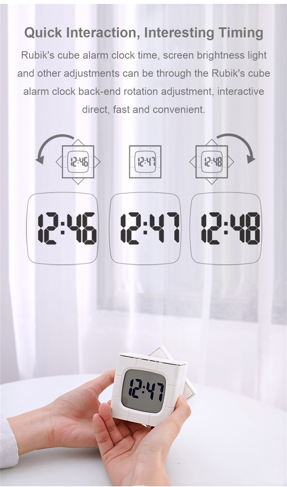 Magic-Cube-Alarm-Clock-LED-Multifunctional-Time-Manager-USB-Charging-Alarm-Clock-Timer-Study-Cooking-1773005-3