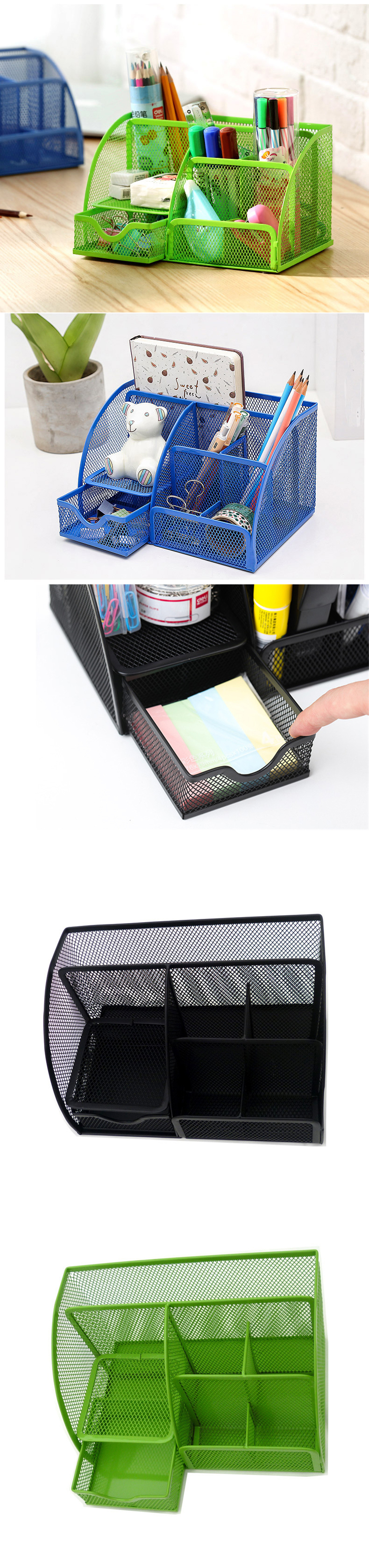 Metal-Pen-Holder-Desktop-Organizer-Student-Cosmetic-Makeup-Storage-Box-Racks-7-Grids-desk-Accessorie-1559999-2