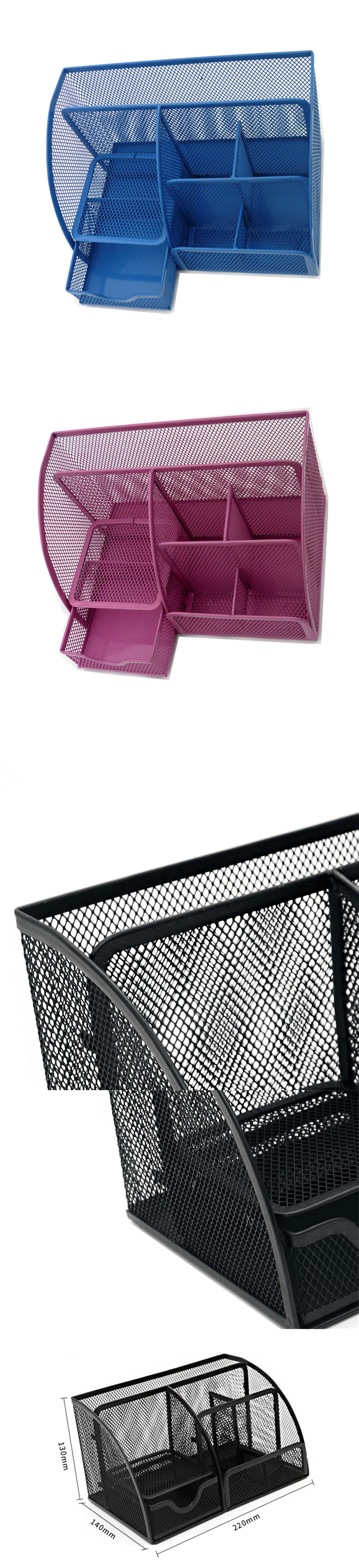 Metal-Pen-Holder-Desktop-Organizer-Student-Cosmetic-Makeup-Storage-Box-Racks-7-Grids-desk-Accessorie-1559999-3