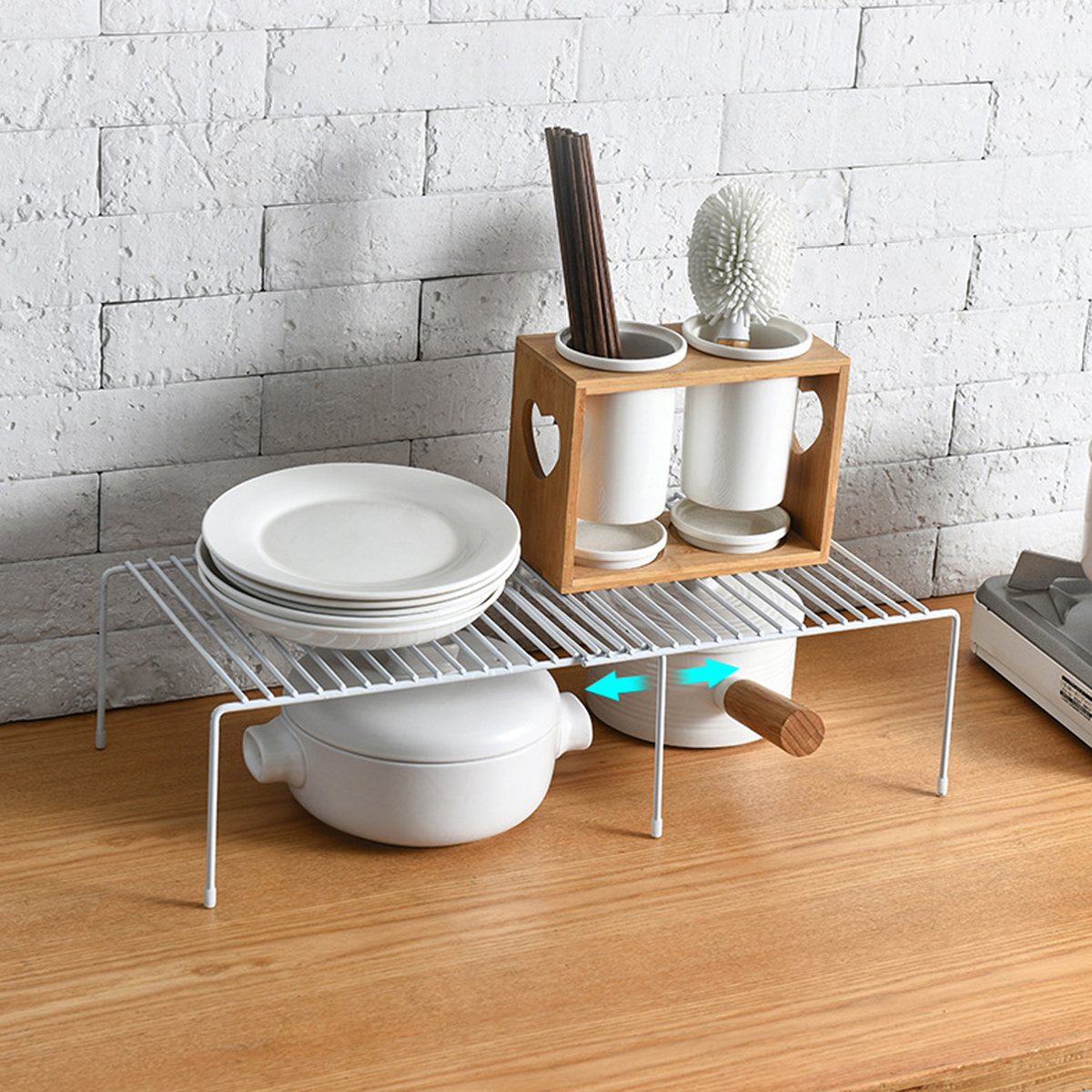 Multi-Functional-Storage-Rack-Home-Kitchen-Bathroom-Organizer-Holder-Single-Layer-Microwave-Oven-Rac-1790067-8