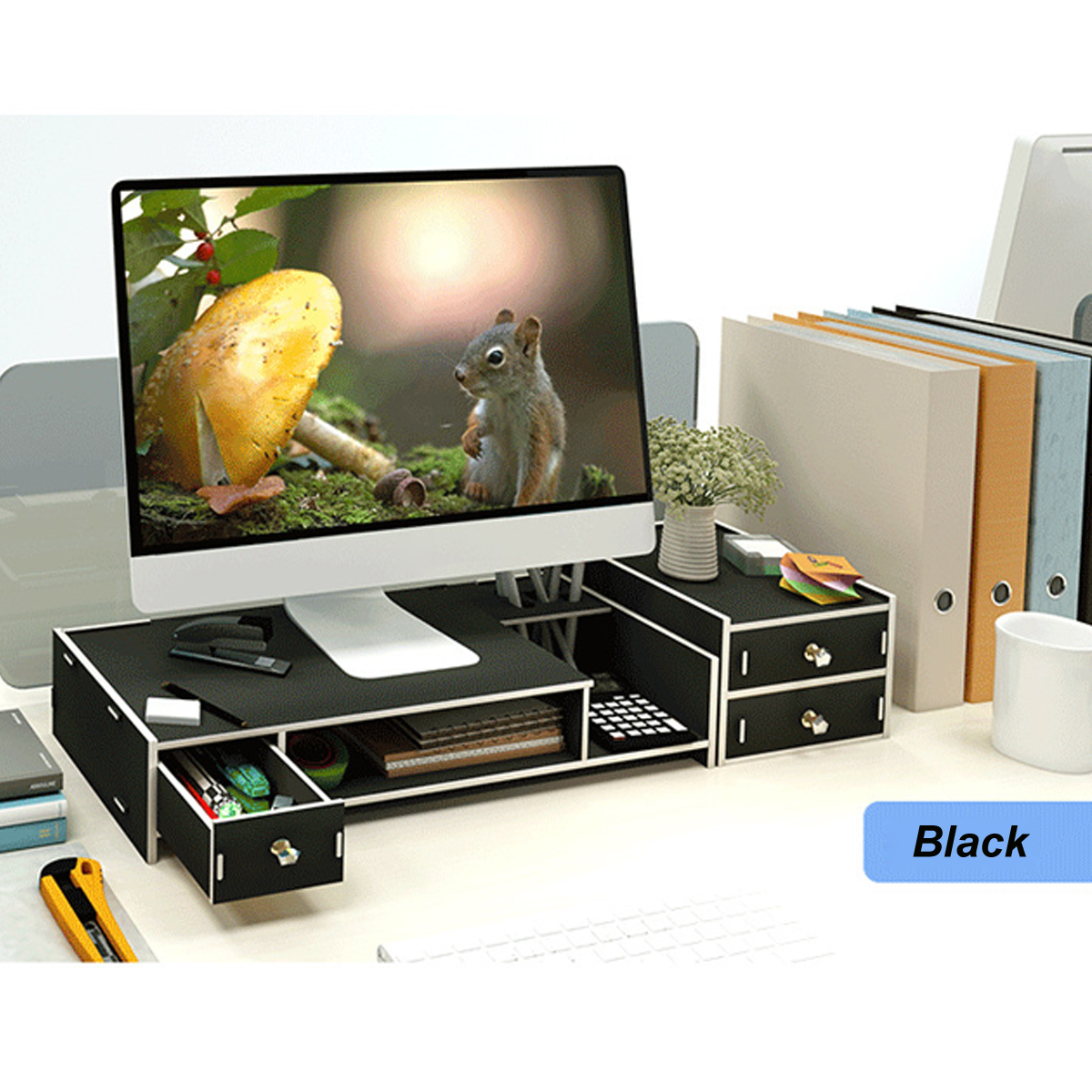 Multi-function-Desktop-Monitor-Stand-Wood-Shelf-Plinth-Computer-Screen-Riser-Laptop-Strong-Laptop-St-1676590-4