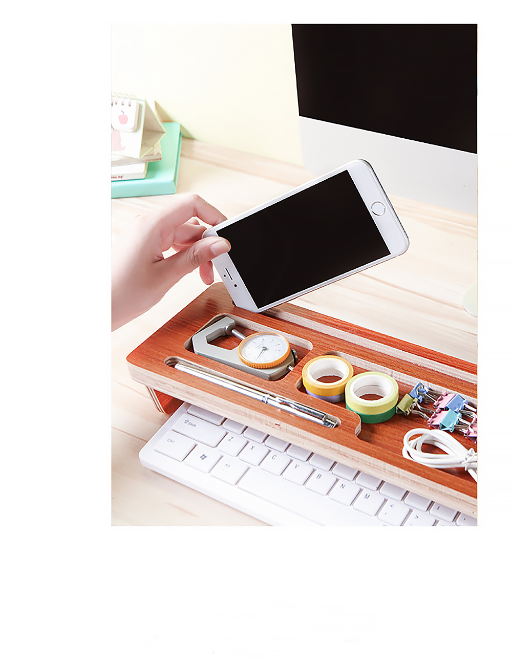 Multifunctional-Desktop-Organizer-Personalized-Storage-Rack-Wooden-Desktop-Computer-Keyboard-Multi-l-1691082-5