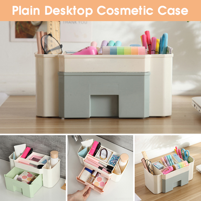 Plain-Color-Desktop-Cosmetic-Case-With-Small-Drawer-Storage-Box-Storage-Box-Desktop-Organizer-1621756-1