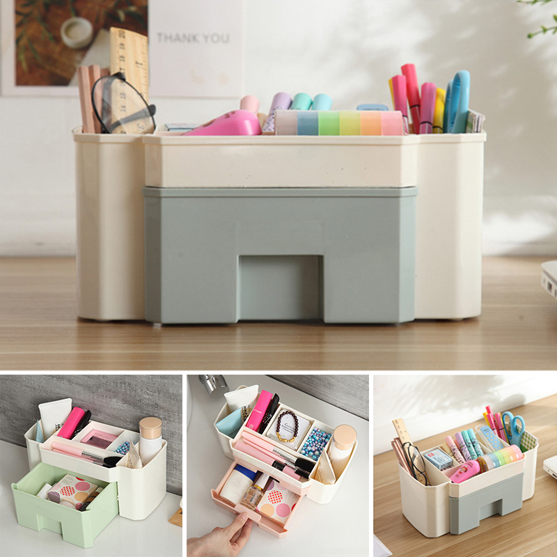 Plain-Color-Desktop-Cosmetic-Case-With-Small-Drawer-Storage-Box-Storage-Box-Desktop-Organizer-1621756-2