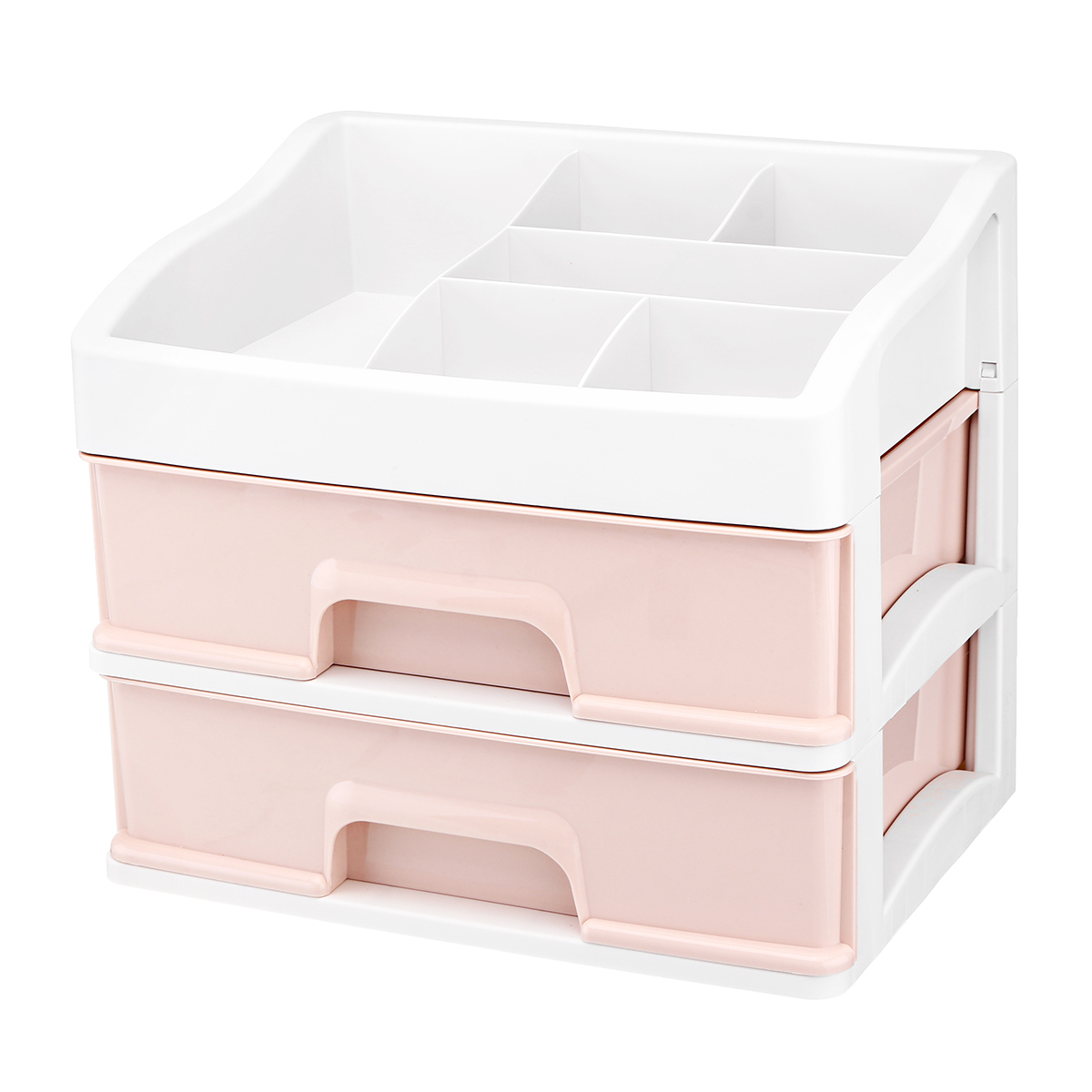 Plastic-2-Layers-Cosmetic-Storage-Box-Multifunction-Desktop-Storage-Boxes-Drawer-Makeup-Organiser-St-1745170-11
