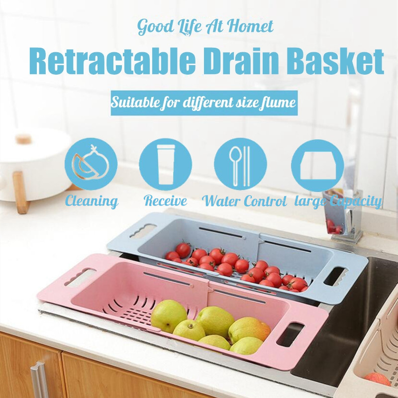 Retractable-Sink-Hollowed-Out-Rain-Storage-Basket-Multi-Purpose-Hheat-Straw-Fruit-and-Vegetable-Rack-1671105-1
