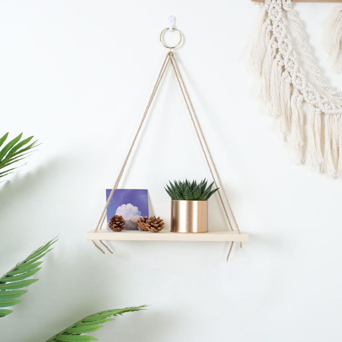 SingleDoubleThree-Layer-Wall-Storage-Rack-Flower-Stand-Wall-Decoration-Sling-Twine-Shelf-1746777-6