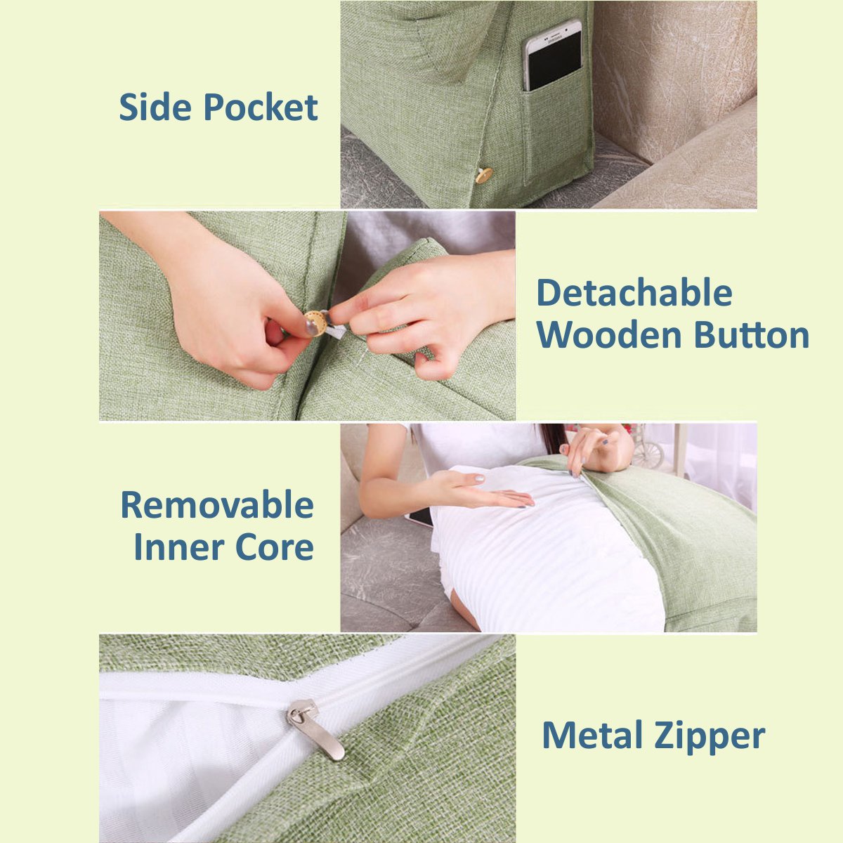 Triangle-Wedge-Pillow-Cotton-and-Linen-Reading-Backrest-Cushion-Bed-Backrest-Positioning-Back-Suppor-1686415-5