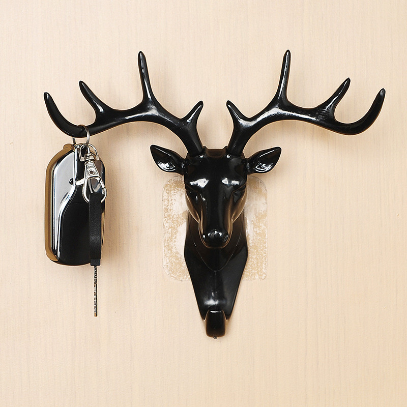 Vintage-Deer-Horns-Wall-Mounted-Floating-Shelves-Rack-Wall-Hook-Stand-Wall-Decoration-for-Hanging-Cl-1759160-2
