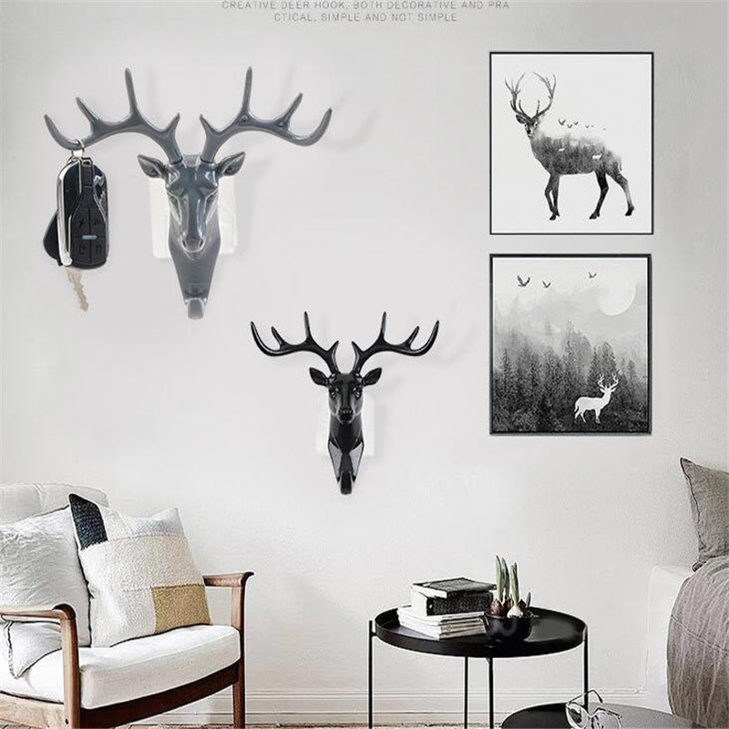 Vintage-Deer-Horns-Wall-Mounted-Floating-Shelves-Rack-Wall-Hook-Stand-Wall-Decoration-for-Hanging-Cl-1759160-7